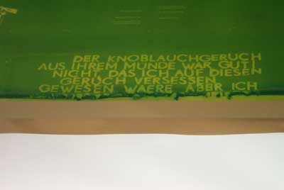 wusste, dass es meistens leicht ging mit einer, hatte sie zuvor knoblauch gegessen.